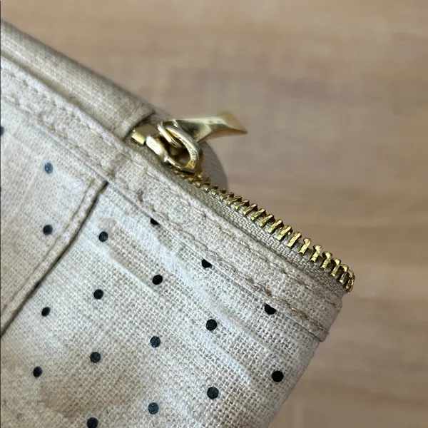 Kate Spade Polka Dot Tan Pouch - Image 6