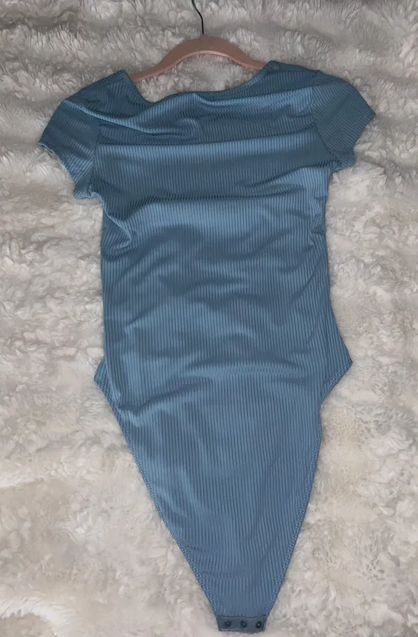 SheIn Baby Blue Body Suit - Image 6
