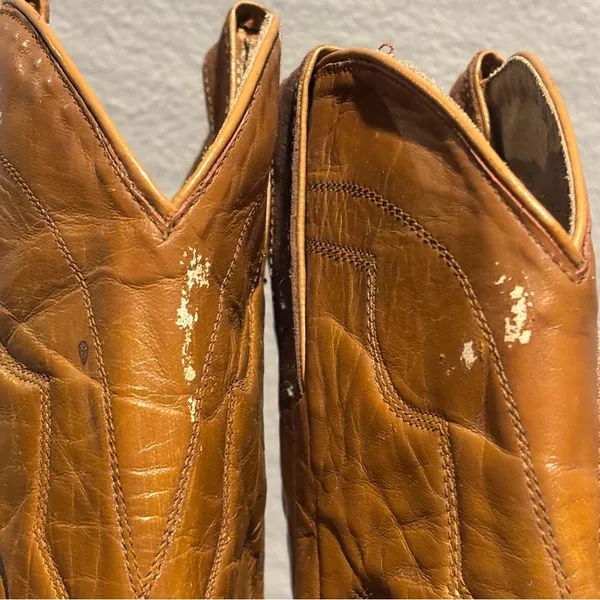 Western Cowboy Pull On Tejas Boots approx. size 7 - Image 8