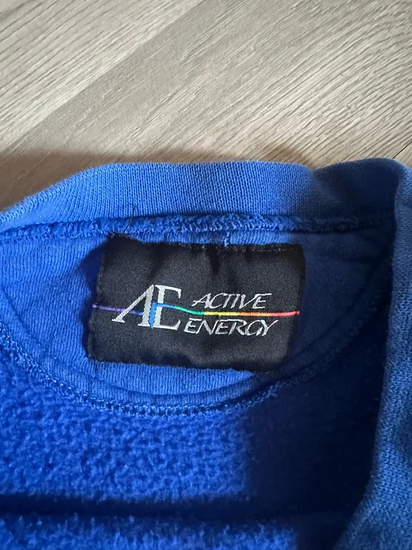 Active Energy Crewneck Blue Size M - Image 2