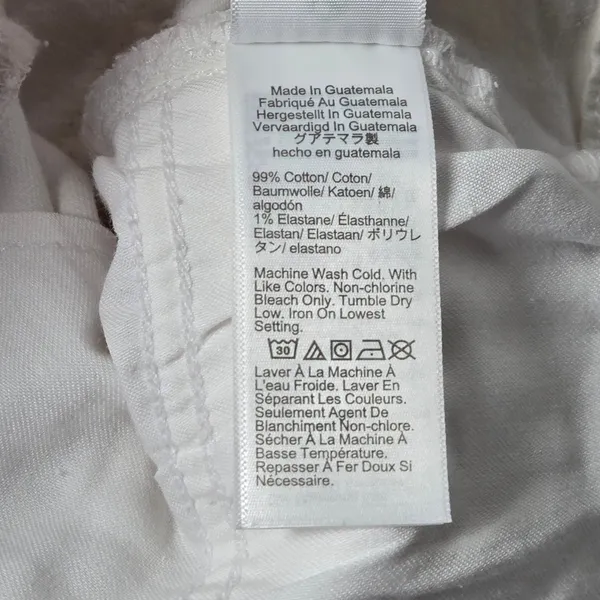 J. Crew Slim Boyfriend Jeans White Denim Size 32 Reimagined‎ Cotton Blend - Image 6