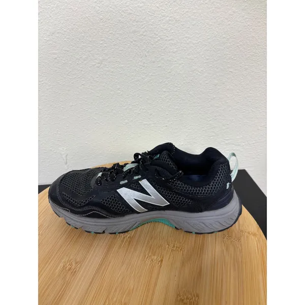 New Balance 510v4 Trail Running Shoes‎ Womens 6.5 Black Blue Silver All Terrain - Image 9