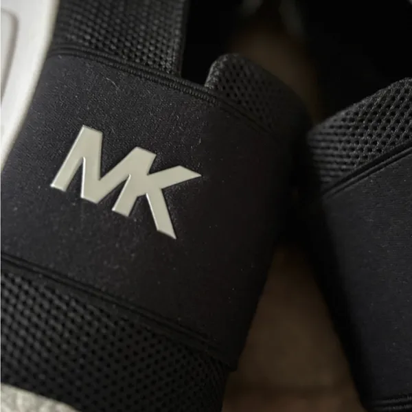 Michael Kors womens Felix Trainer black and white #13 - Image 4