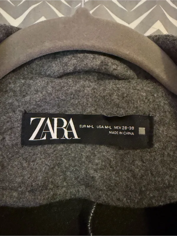 Zara | Gray Lapel Collar Vest, M/L - Image 7