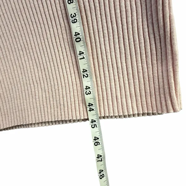 Hatch Lydia Sweater Dress Women 4 Pink Rib Knit Bump Friendly Feminine Maternity - Image 9