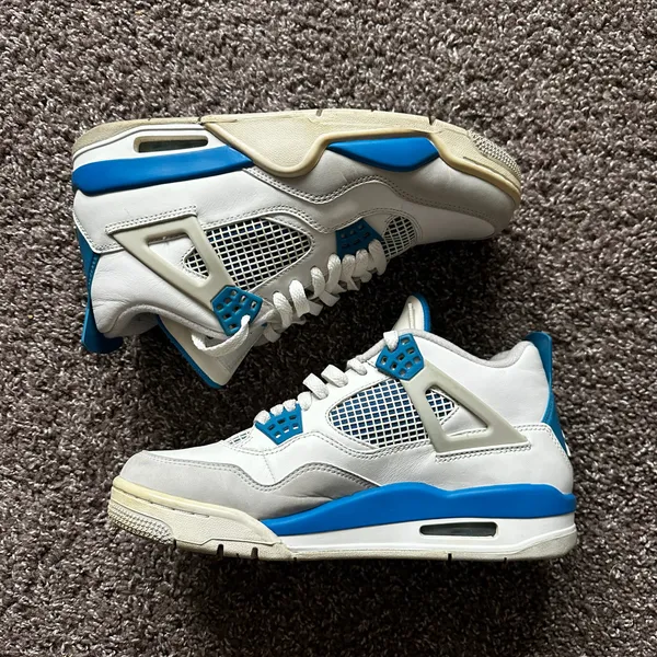 Air Jordan 4 Retro Military Blue 2012 Men’s 7.5 - Image 2
