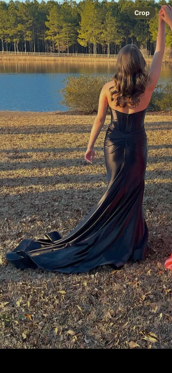 Sherri Hill Prom Dress Black 56149 - Image 4
