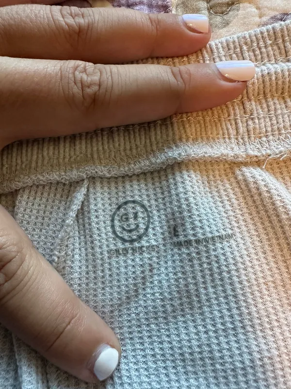 Gilly Hicks Cream Waffleknit Sweatpants - Image 5
