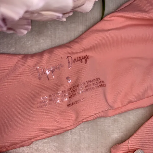 NWT Dippin’ Daisy’s Peach Bikini Top and Bottom - Image 12