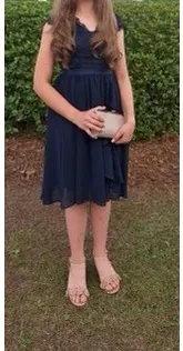 Navy blue formal dress Size XS - Image 5