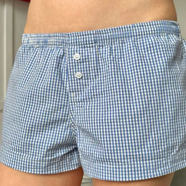 Brandy Melville blue and white shorts - Image 2