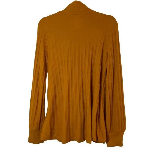 Anthropologie Maeve Rafela Surplice‎ Wrap Sweater Orange V-Neck Women's Size M - Image 10