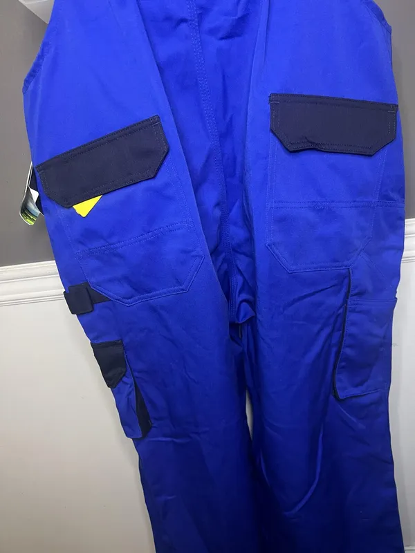 Mascot Milano Overalls Mens C62 Blue Workwear Bib Construction 00969-430-1101 - Image 8