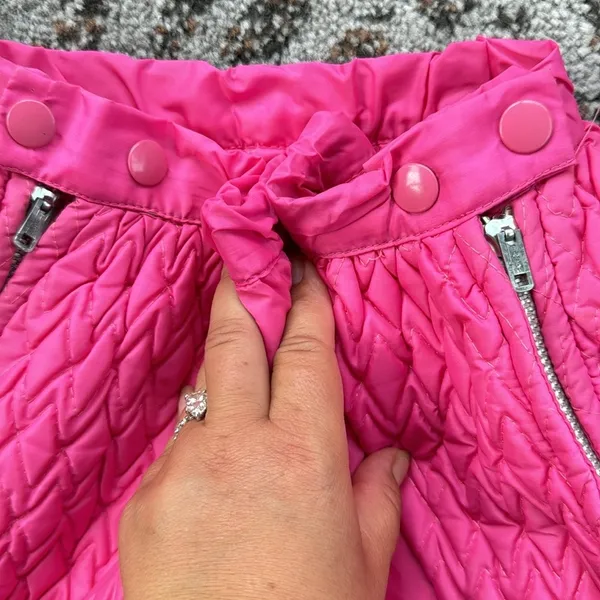 Vintage Aspen Ski Wear Two Piece Snow Ski Suit Hot Pink Medium - Image 13