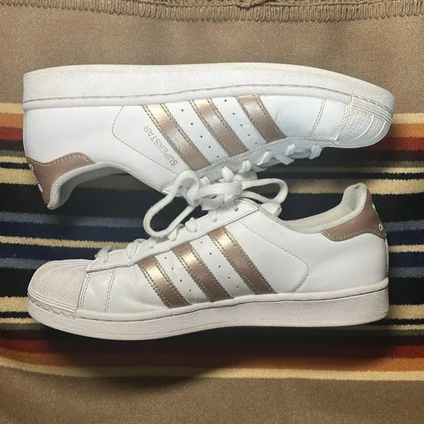 Adidas Women’s Superstar Sneakers Size 9 - Image 7