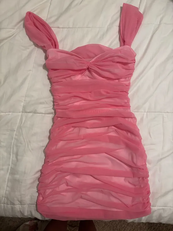 Norma Kamali Dress Pink Mini dress - Image 3