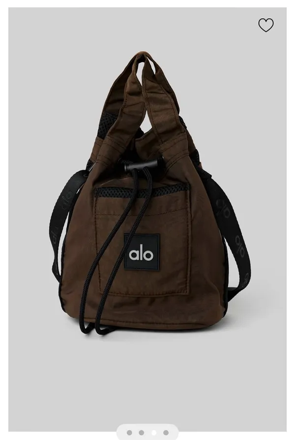 Alo Yoga Crossbody Bucket Bag Espresso - Image 4