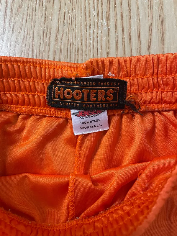 #9 Womens Hooters girl Worn Vintage OG Shorts size Xxs - Image 4