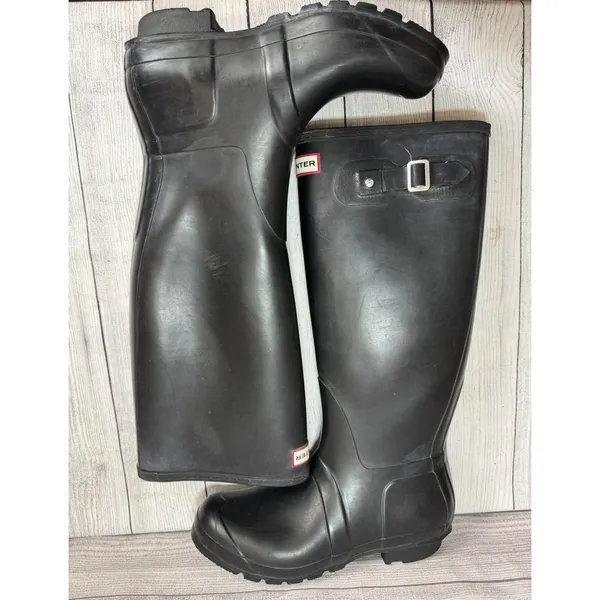 Hunter Original Women's Tall Rain Boots, US Size 8 m/9 F Black - Image 7