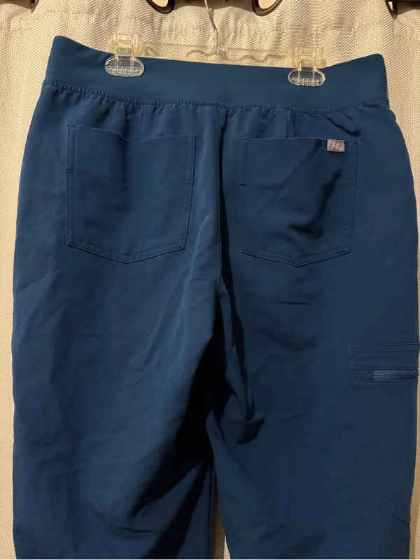 Figs Zamora Jogger Scrub Pants Deep Reef Blue Women’s Medical Uniform - Image 6