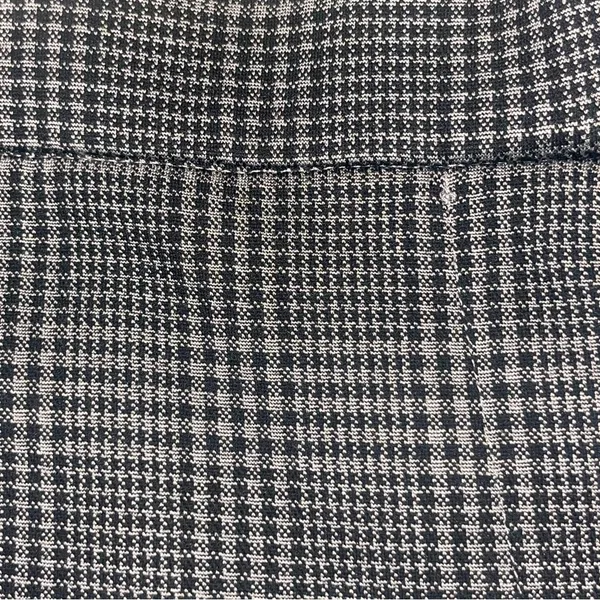 Banana Republic Houndstooth Plaid Grey/Black Ankle Pants Career Slim Fit 10 - Image 8