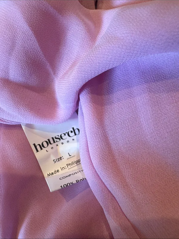 NWOT HOUSE OF CB Loren Pink Corset Maxi Dress sz L - Image 8
