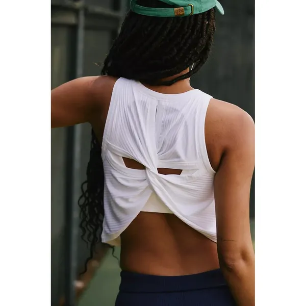 Free People Movement Women's Comeback Tank White Large NWT ($68 Retail) - Image 2