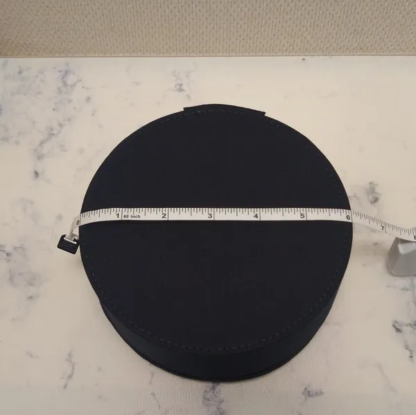 Christian Dior Round Vanity Pouch Makeup Case With Mirror New In Box - Image 3