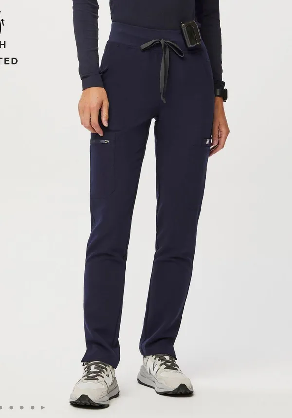 High Waisted Yola Skinny Scrub Pants - Image 5