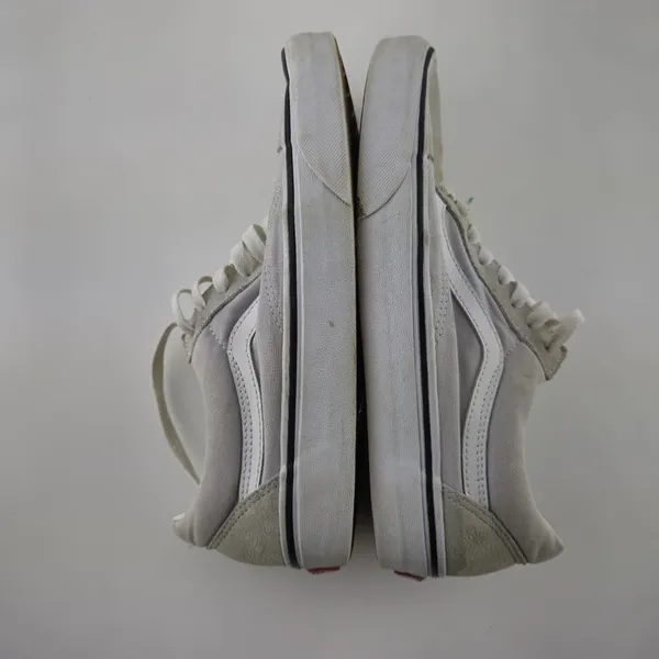 Vans Old Skool Shoes Mens 7.5 Womens 9 Gray/White Skateboard Sneakers‎ - Image 9