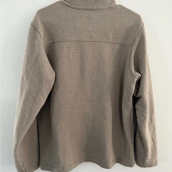 Columbia Outdoor Quarter Zip Pullover Sweatshirt Brown Size S M Unisex - Image 7