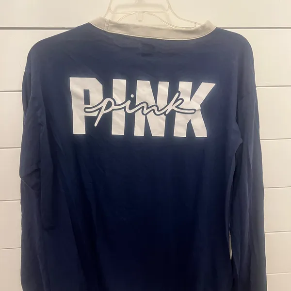 Pink by Victoria's Secret‎ long sleeve shirt Size medium - Image 3