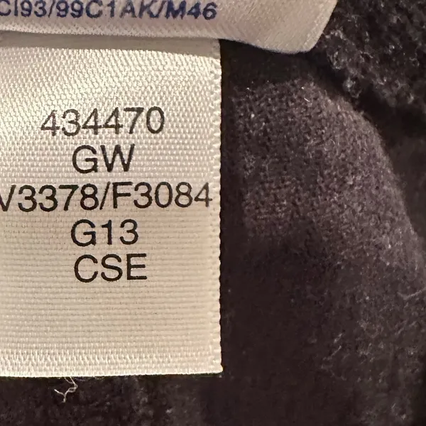 Lands End Black Corduroy Pants Fit 1 Straight Leg Size 4 Fall Trousers Office - Image 5