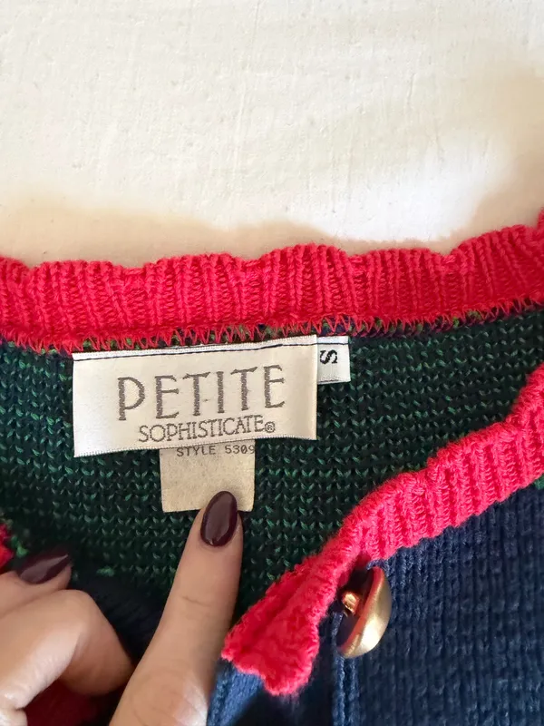 Vintage cat Christmas sweater - Image 3