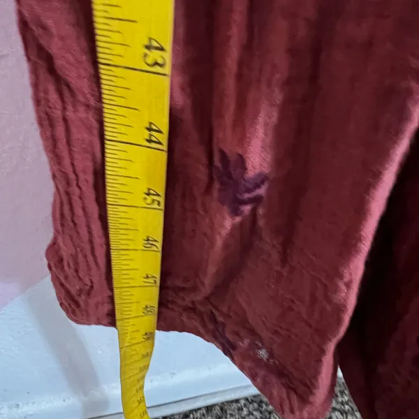 Rust Puff Sleeve‎ Babydoll Maxi Dress Fairy Renaissance Victorian Small - Image 4