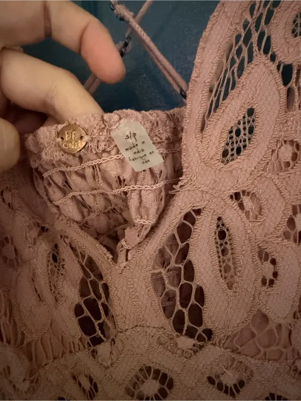 NWOT Free People Adella Mini Dress Dusty Rose size Small - Image 10