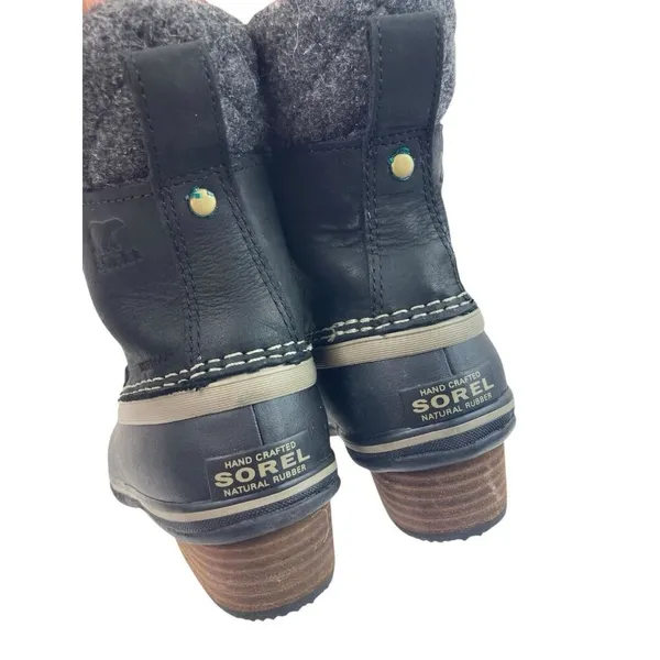 Sorel Women’s Boots Size 6 Black Waterproof Snow Ski Outdoor Laces Winter Lined - Image 6