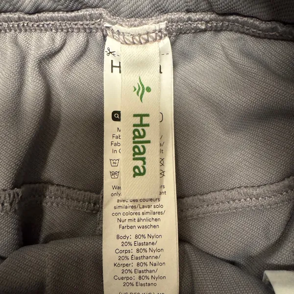 1905 | Halara High Waisted Pintuck‎ Straight Leg Athletic Trousers Taupe Women M - Image 5