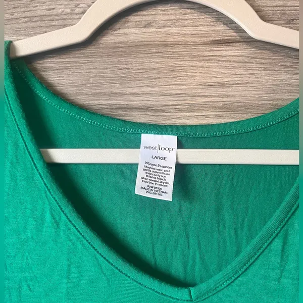 West Loop Green Jersey fabric dress - Image 3