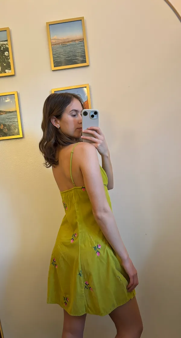 Urban Outfitters Green Mini Dress - Image 2