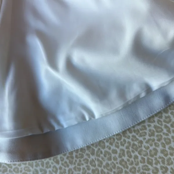 NWOT Likely white puffed short sleeve mini dressy dress fully lined size 6 - Image 10