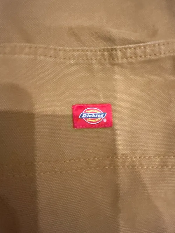 Dickies NWT Relaxed Fit Bib heritage Overalls - Rinsed Brown Duck size XS - Image 10
