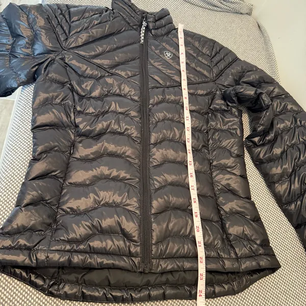 Ariat Tek Down Jacket Women's XS Puffer Full Zip Black - Image 12