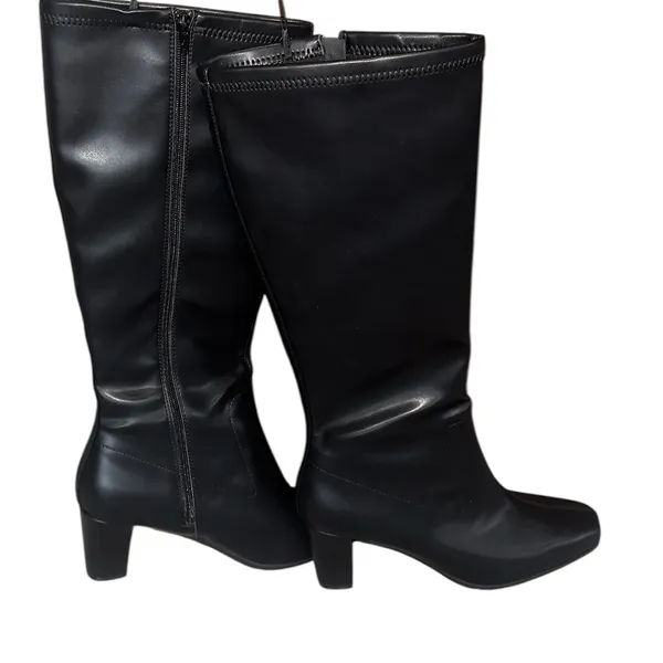 Aeropostale NEW Aerosoles Clover Knee-High Boots Black 10M Foam Footbed Slip Resistant - Image 3