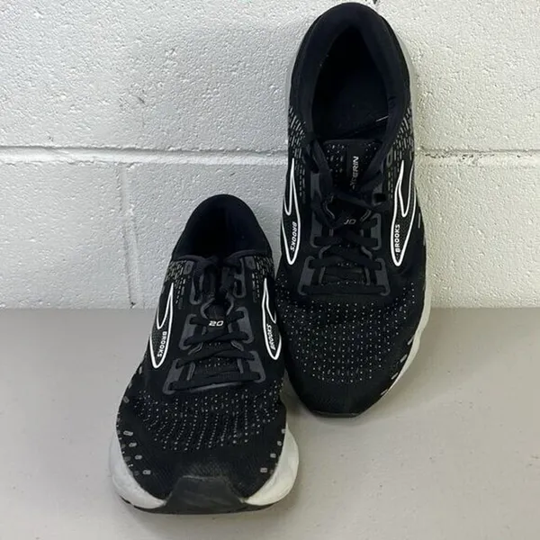 1203691D059 Women’s Brooks Glycerin 20 Athletic Sneakers sz 11 D Black/Gray - Image 7