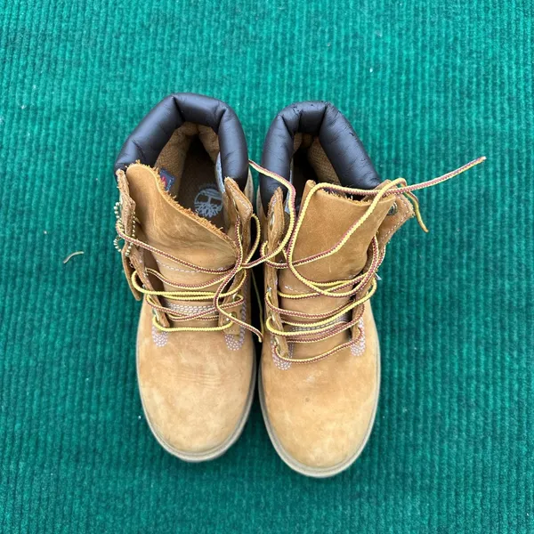 Timberland 6 Inch Premium Waterproof Boot 'Wheat' Nubuck Size 4 Women’s Size 5.5 - Image 4
