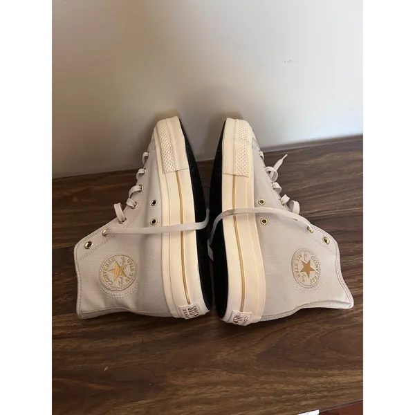 Converse Chuck Taylor All Star Lift Hi Ghosted gold Platform A08237C Womens 11‎ - Image 7