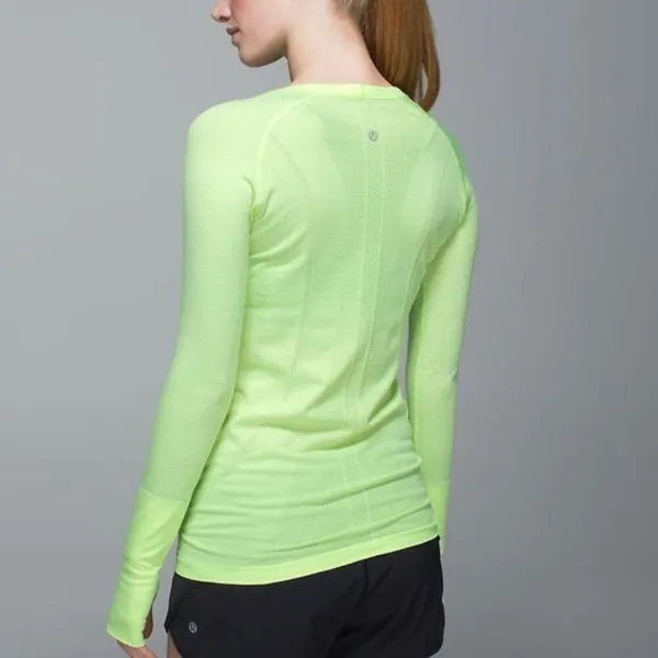 ✨Lululemon Citrus Swiftly Tech Long Sleeve Crew Sz 4 Top✨ - Image 2