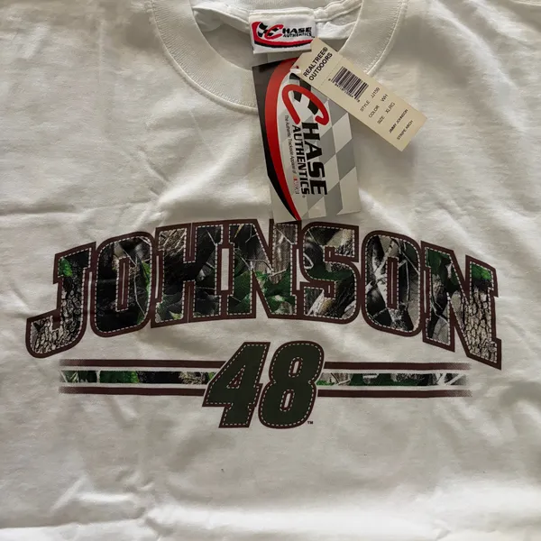 Jimmy Johnson 48 Chase Authentics Shirt Men’s XL Camo Camouflage Real Tree - Image 4