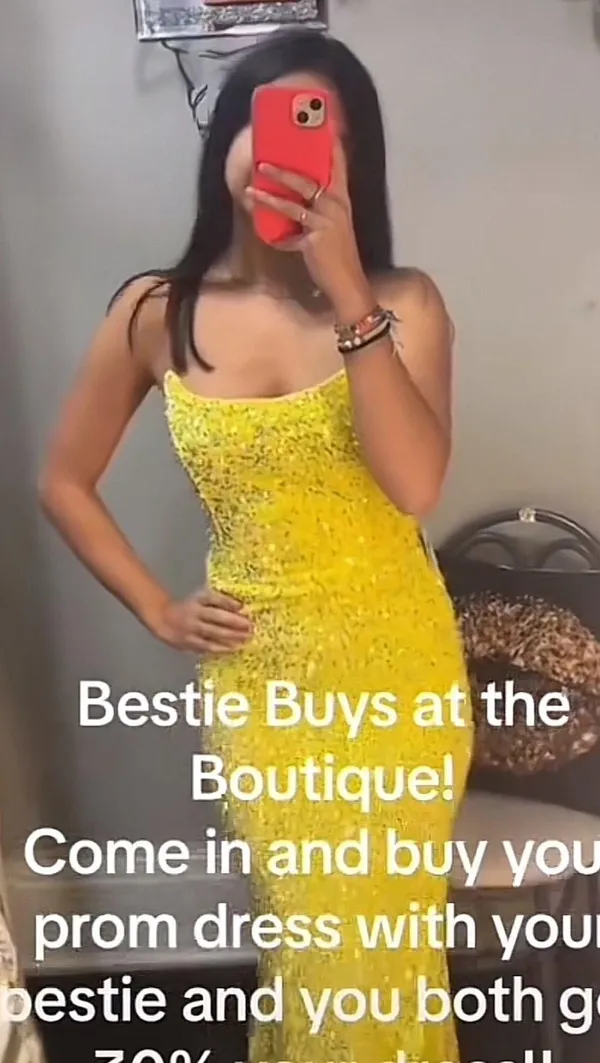 Love And Lemons Yellow Prom Dress - Image 4